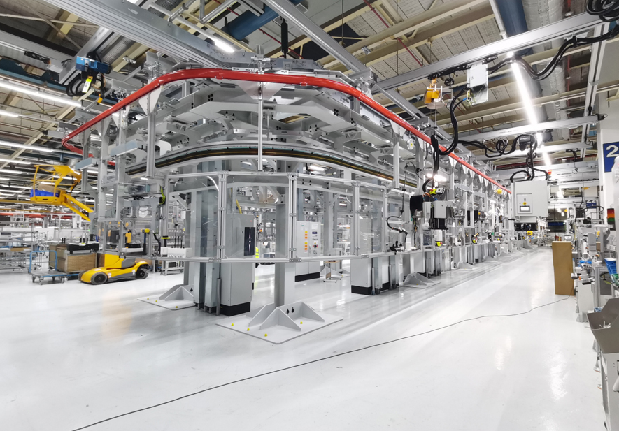 采埃孚德国变速箱装配线