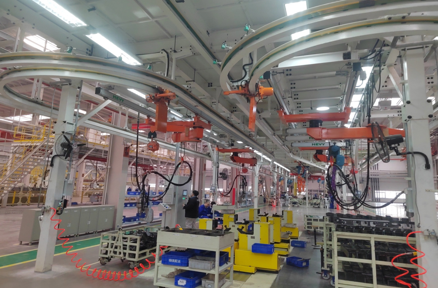 一汽解放青岛轻型车铆接线